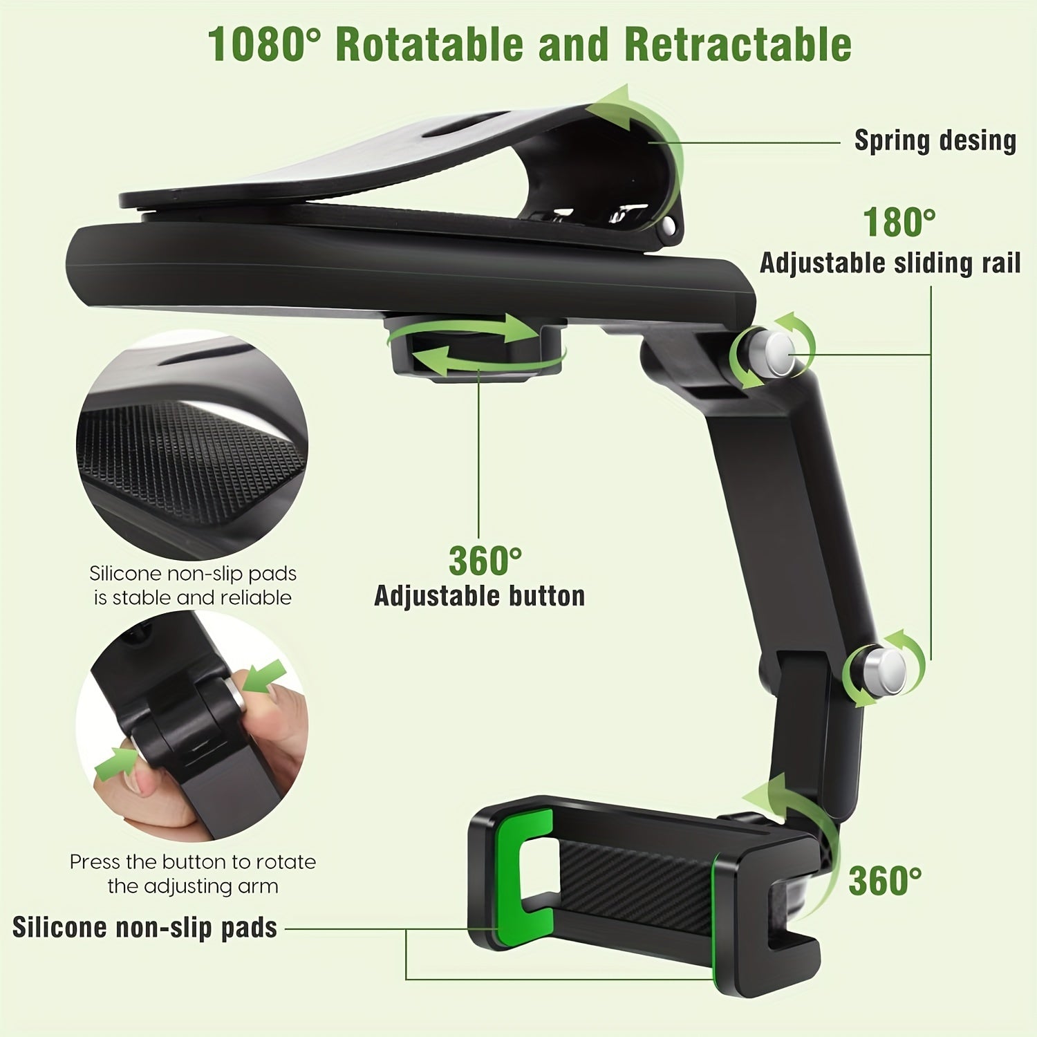 Soporte para Celular – Visera de Auto